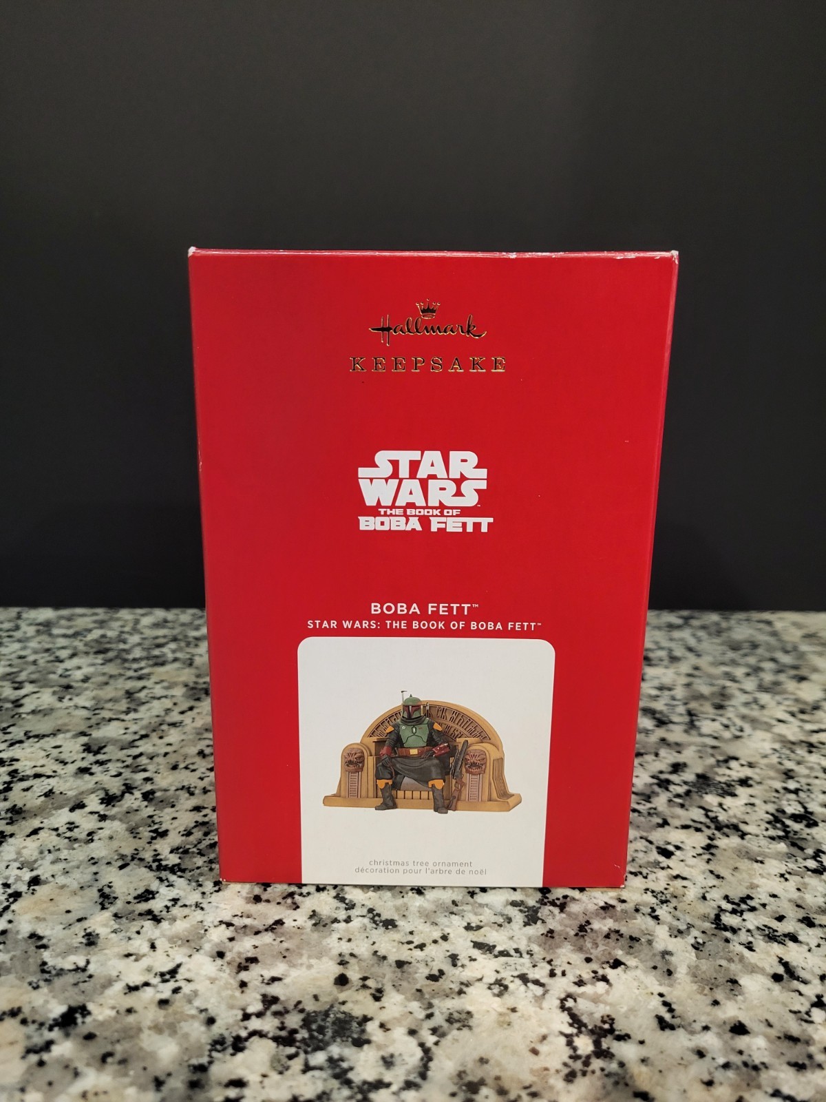 Libro di Boba Fett 2021 STAR WARS Hallmark Ornamento NUOVO CON SCATOLA