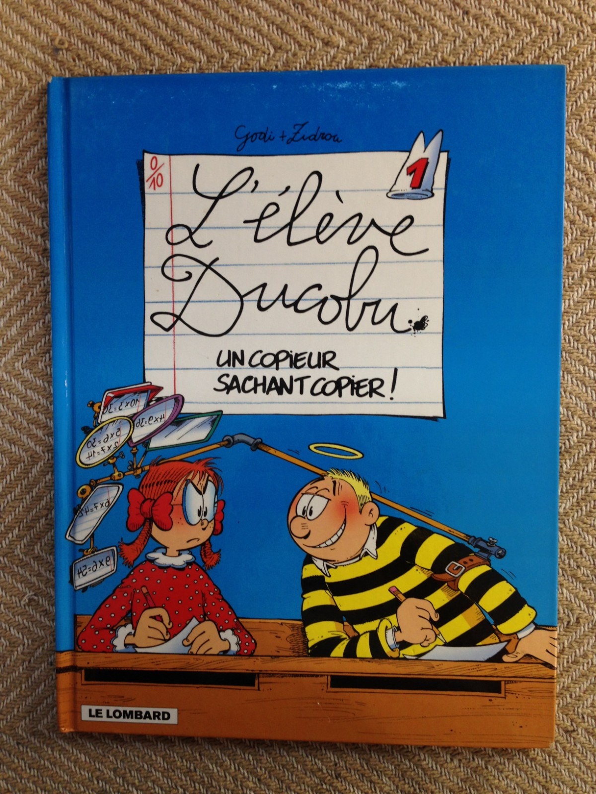 P5 BD - L'ÉLÈVE DUCOBU - UN COPIEUR SACHANT COPIER - TOME 1 LE LOMBARD - HUMOUR