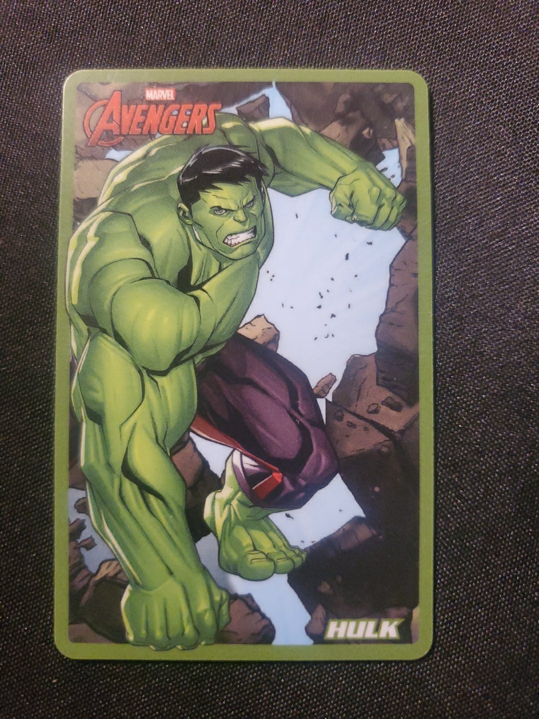 Carte Arcade 2020 Andamirousa Marvel Avengers Hulk #009 Marvel Comics '