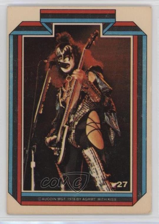 Donruss Kiss 1978 Serie 1 Gene Simmons #27 11 anni