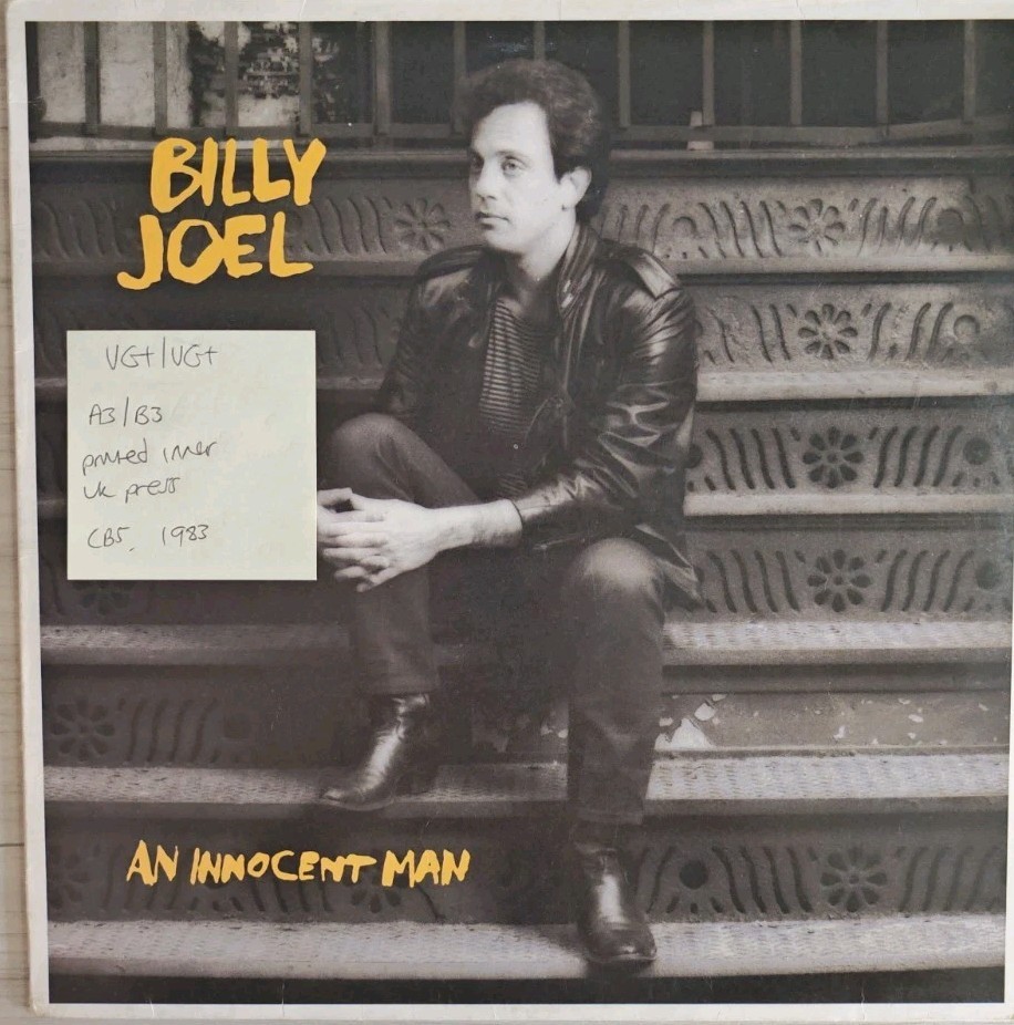 Billy Joel An Innocent Man Vinyl Record VG+/VG+ CBS 25554 1983 