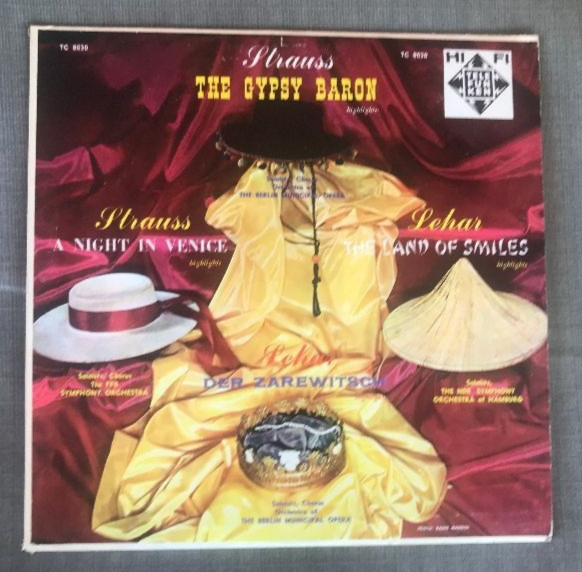 Strauss The Gypsy Baron Vinyl LP