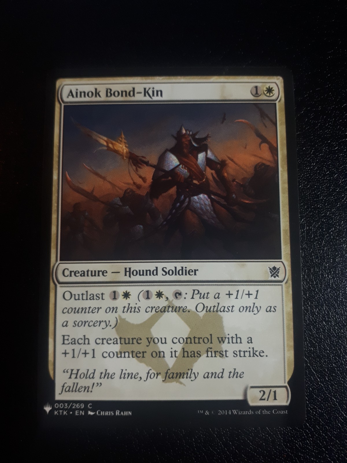 magic the gathering Ainok Bond-Kin  (NM) mystery booster / the List B25