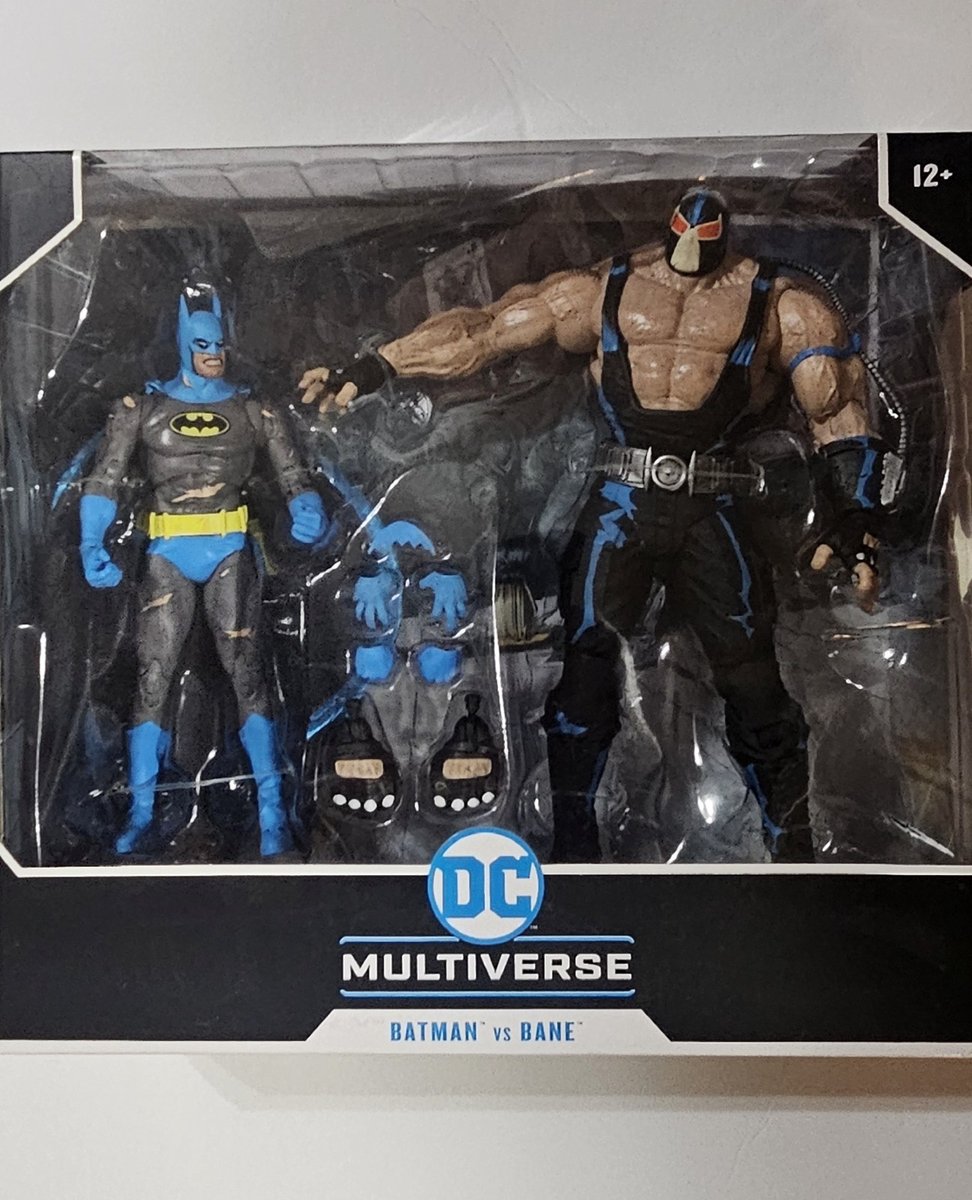 McFarlane DC Multiverse Batman vs Bane Knightfall 2-Pack Sealed Box, New