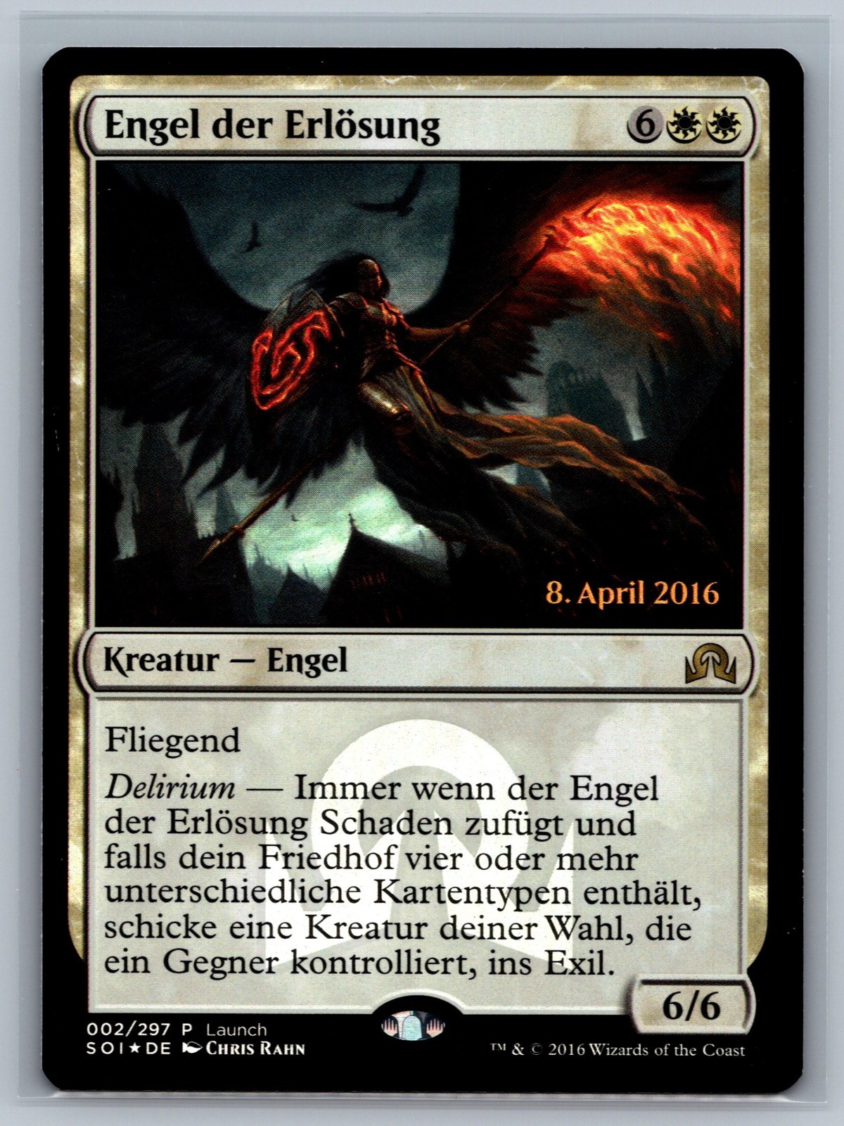 MTG GERMAN Launch Party & Release Events Angel of Deliverance #002/297 Foil TCG