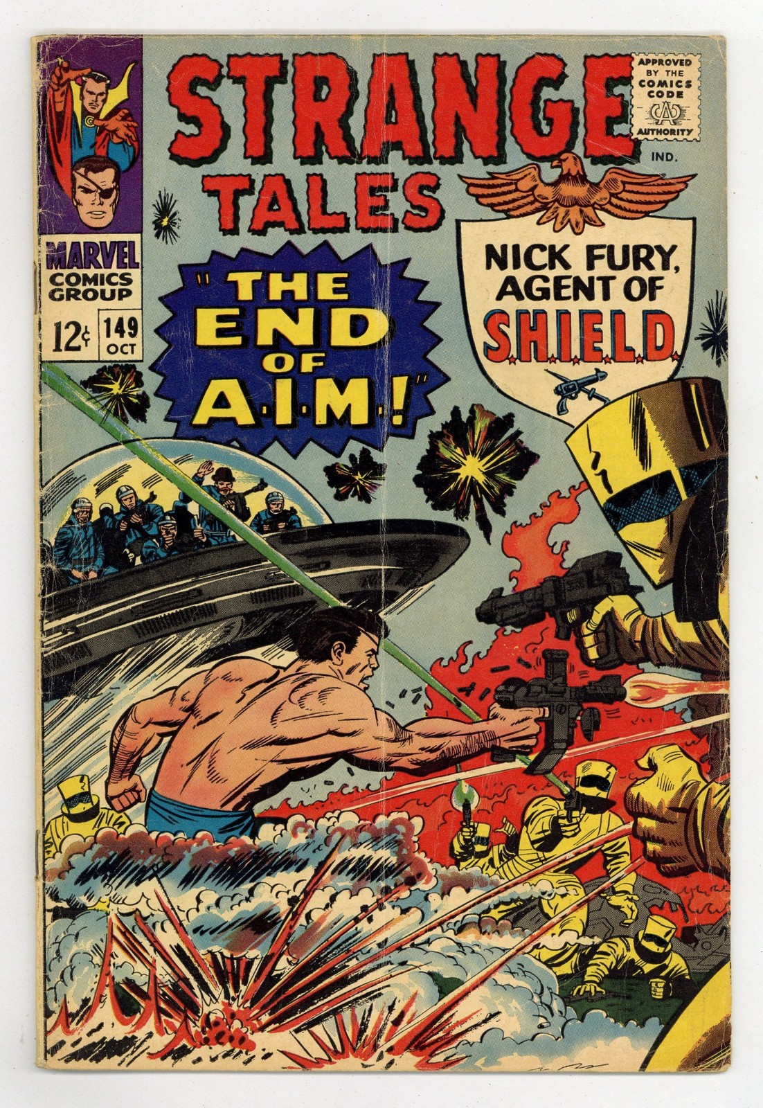 Strange Tales #149 GD+ 2.5 1966 basso grado