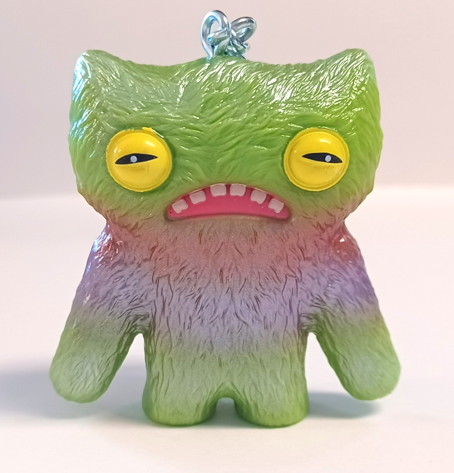 Fuggler Series 2 Wide Eyed Weirdo Green Ombre Vinyl Keychain Bag Clip Figure