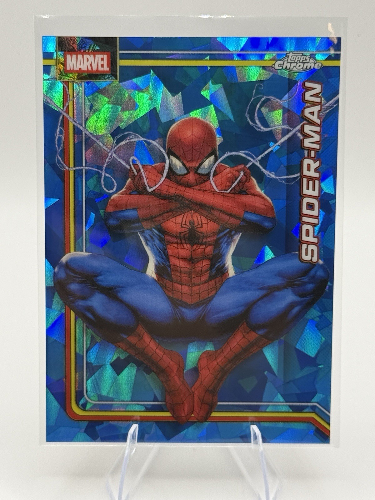 2026 Topps Chrome Marvel Comics Sapphire Spider-Man #163