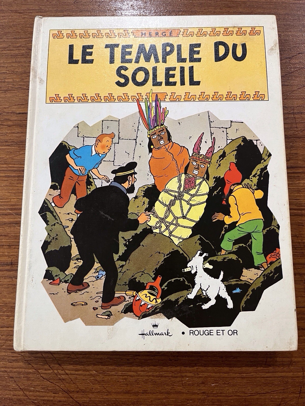 Le Temple Du Soleil Tintin Pop Hop 1969