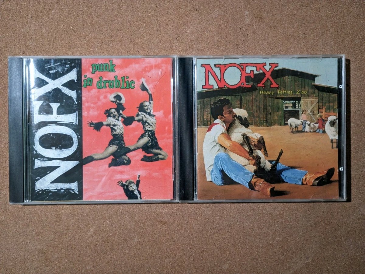 NOFX Punk in Drublic, Heavy Petting Zoo Punk CD 1994, 1996 Epitaph Records