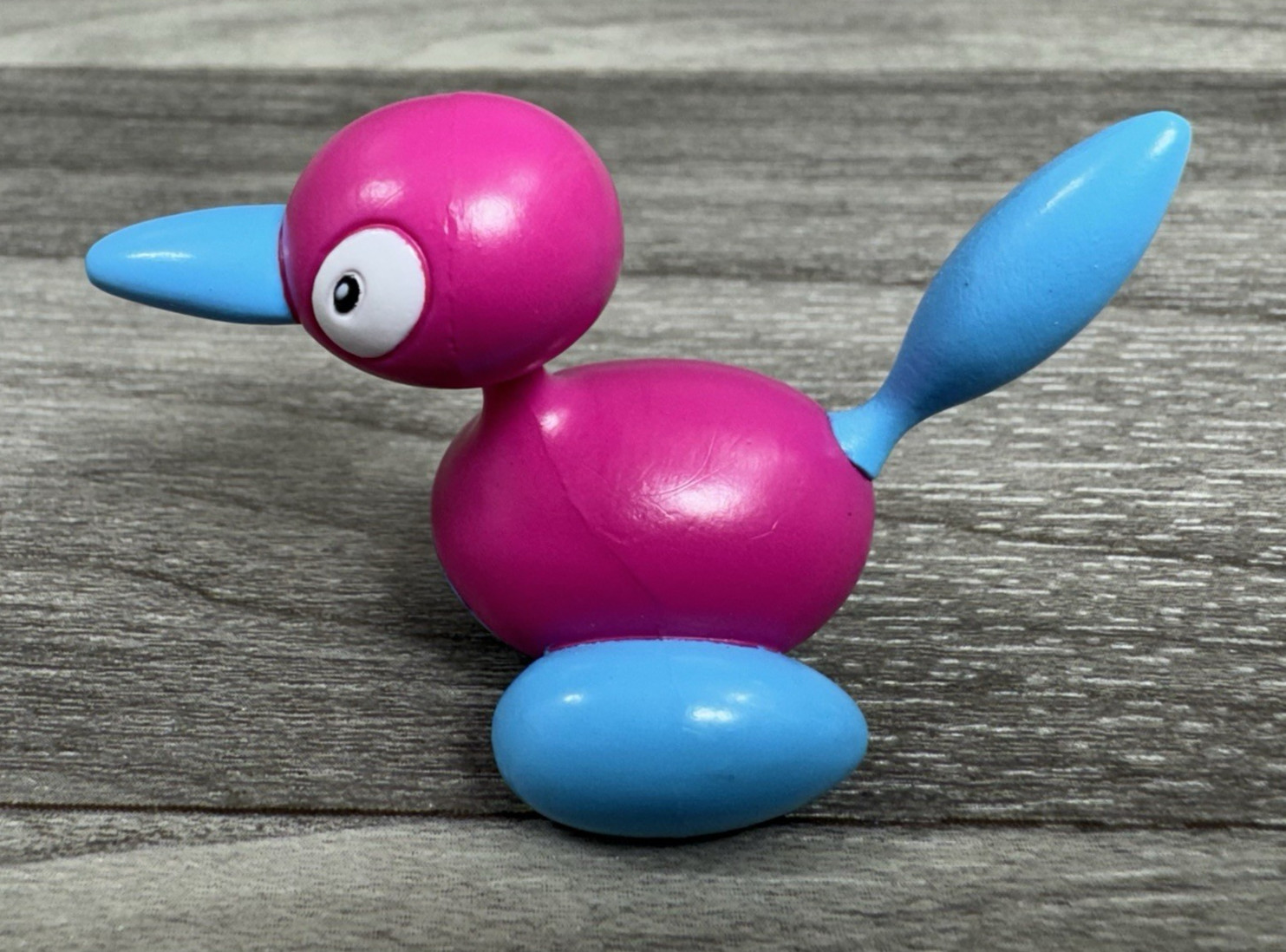 RARE VINTAGE TOMY POKEMON PORYGON 2 CGTSJ NINTENDO 1.5" MINI FIGURE - AUTHENTIC