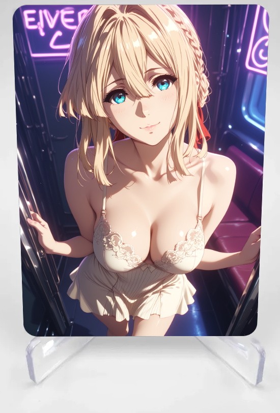 Stampa artistica anime Violet Evergarden - Card/4x6/5x7 Waifu da collezione VE-VIO-24