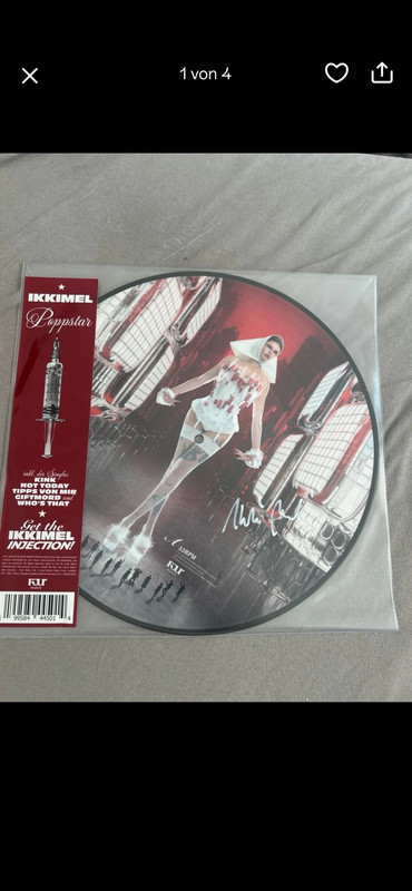Ikkimel Poppstar Vinyl signiert