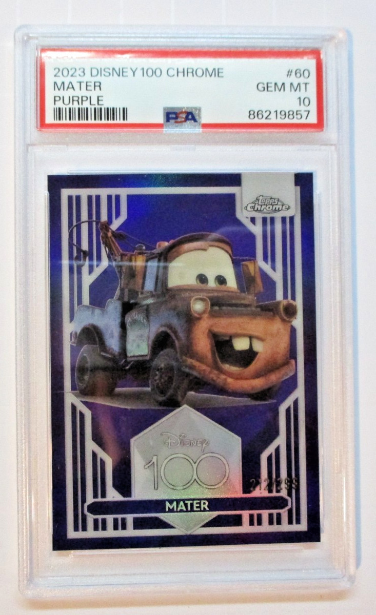 Topps 2023 Disney 100 Chrome Mater VIOLA #60 212/299 PSA 10