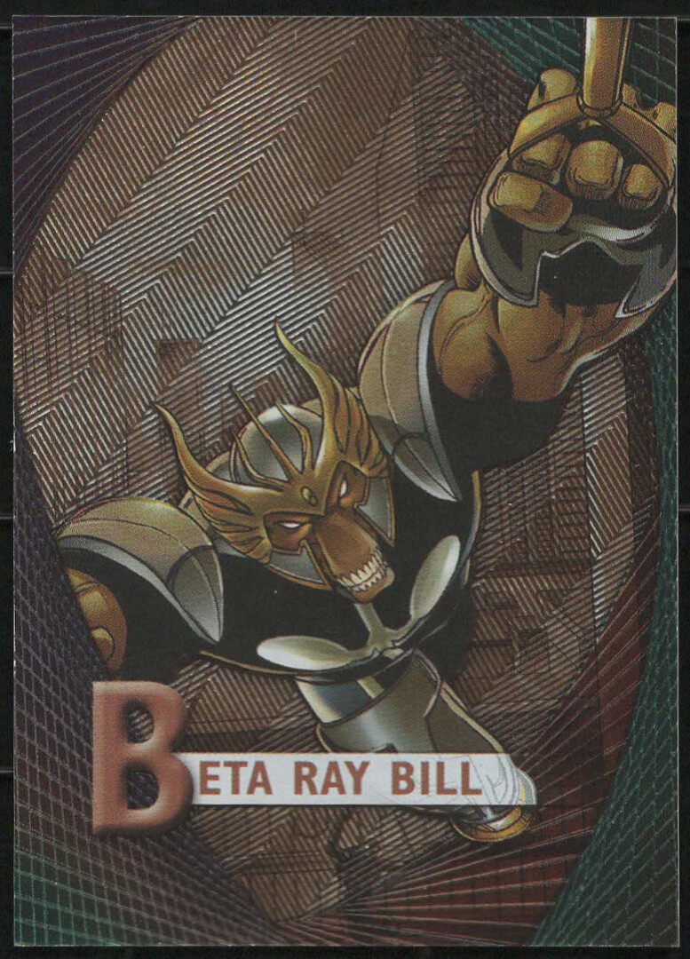 2012 Marvel Beginnings Series 2 PRIME MICROMOTION lamina incisa #M-3 BETA RAY BILL