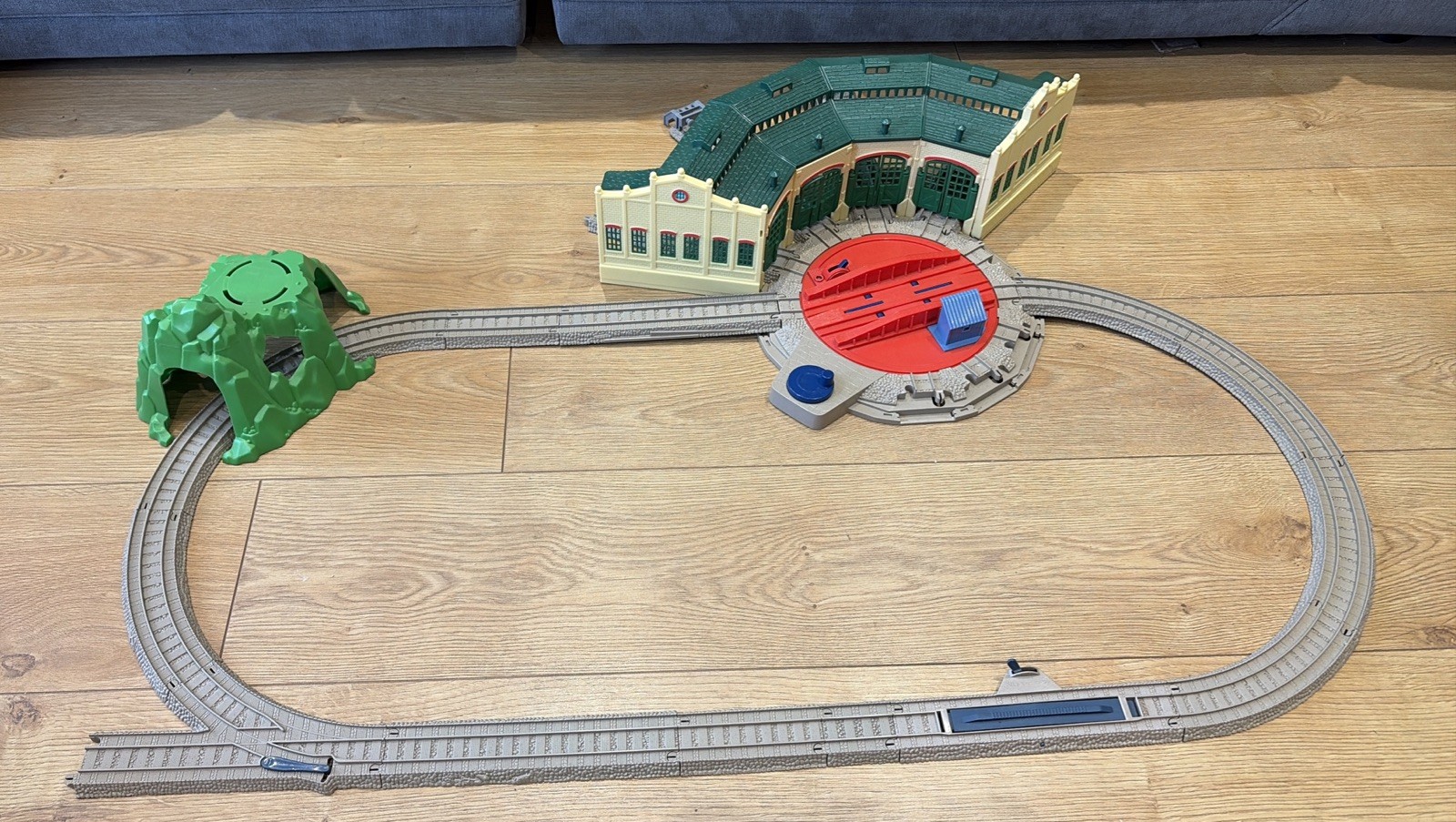 Thomas Trackmaster Tidmouth capannoni e giradischi per set treno a batteria