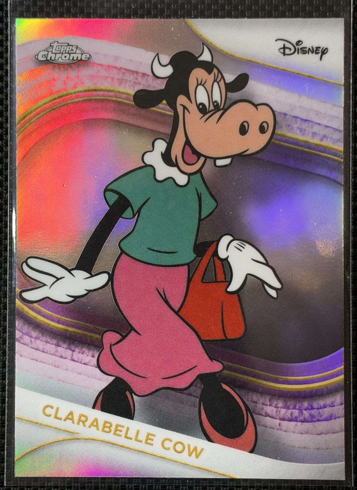2025 Topps Chrome Disney Clarabelle Cow #165 rifrattore