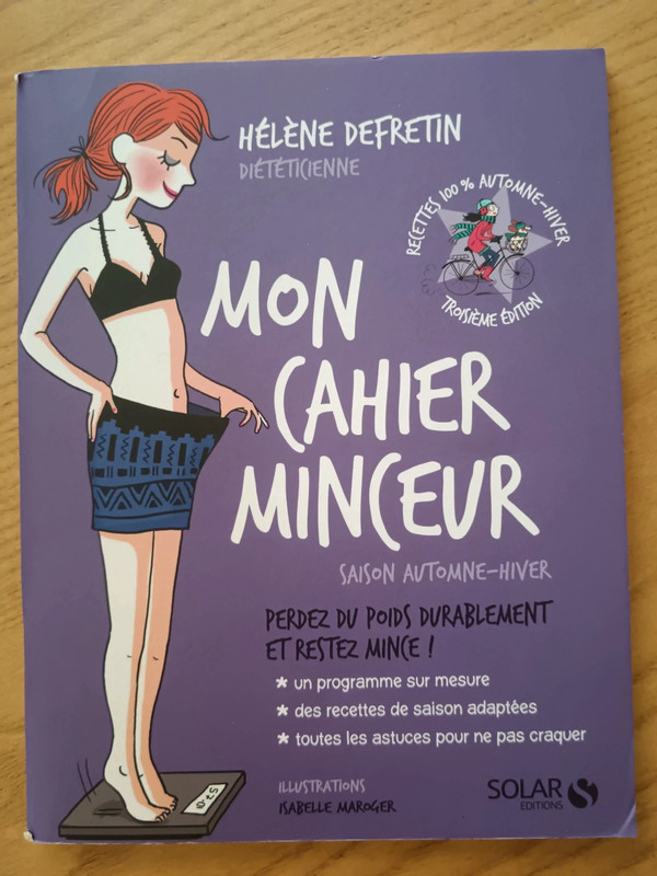 Livre "mon cahier minceur"