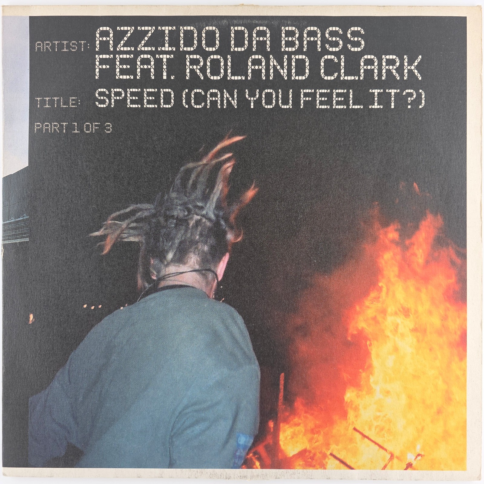 Azzido Da Bass - Roland Clark - Speed (Can You Feel It) - 12" Single Record