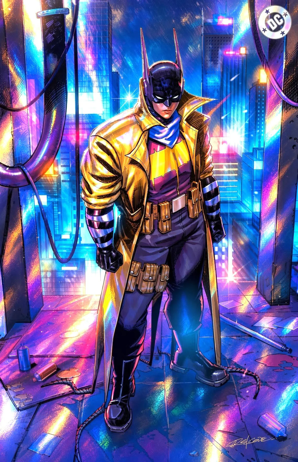 ABSOLUTE BATMAN #24 Redcode NYCC FOIL Virgin Variant Cover LTD To ONLY 800 RARE