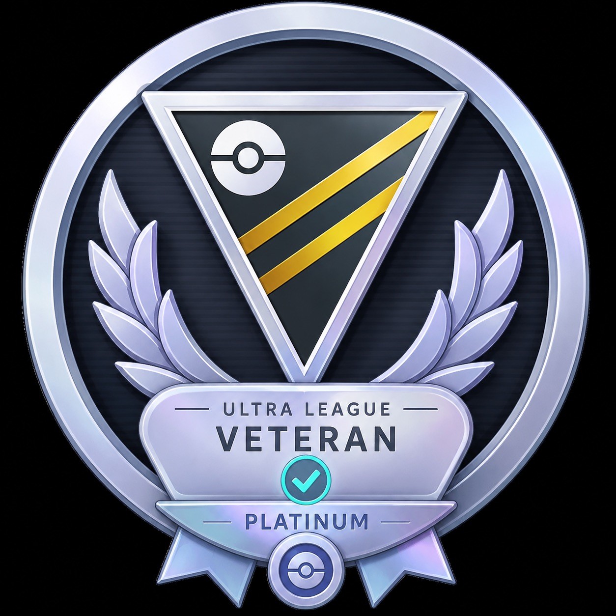 Pokemon Go - Distintivo Platino Veterano Ultra League