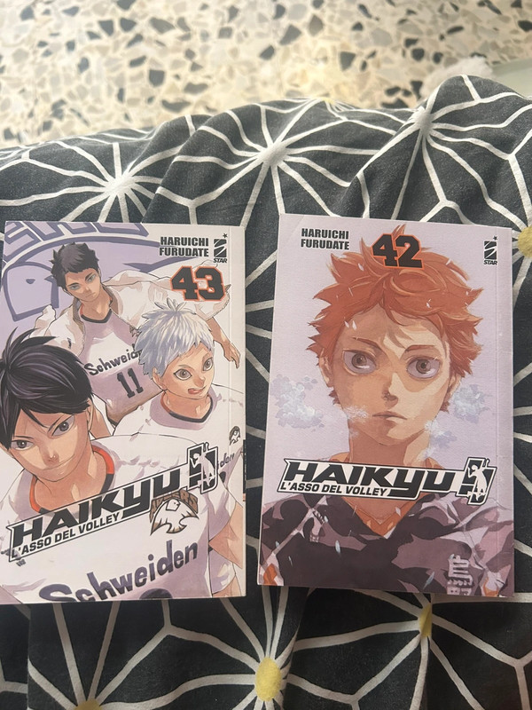 volumi 42 e 43 di haikyuu
