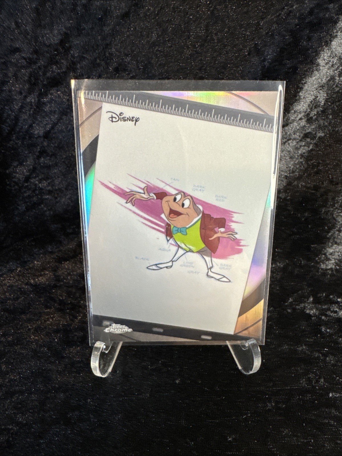 2026 Topps Chrome Disney #I&P-7 Mr. Toad inchiostro e vernice