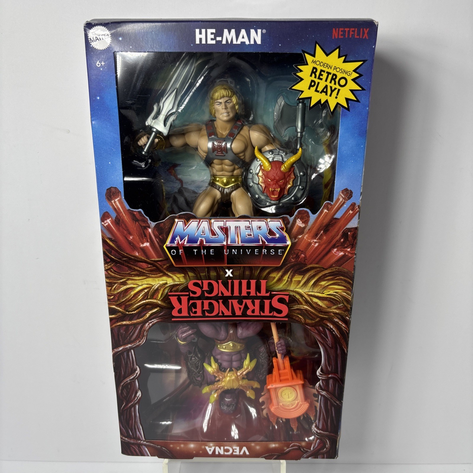 Masters of the Universe x Stranger Things: He-Man & Vecna Confezione 2 Action Figure