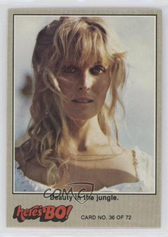 1981 Fleer Here's Bo! Bo Derek Beauty in the Jungle #36 0sf1