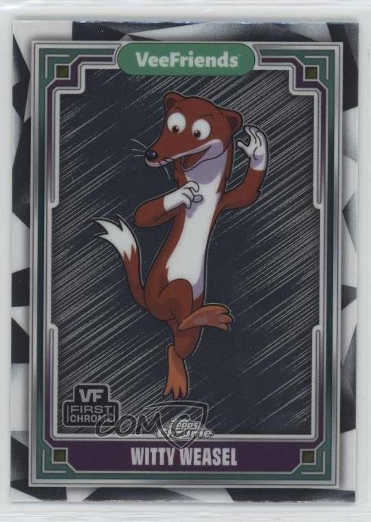 2025 Topps Chrome VeeFriends Witty Weasel #91 15bk