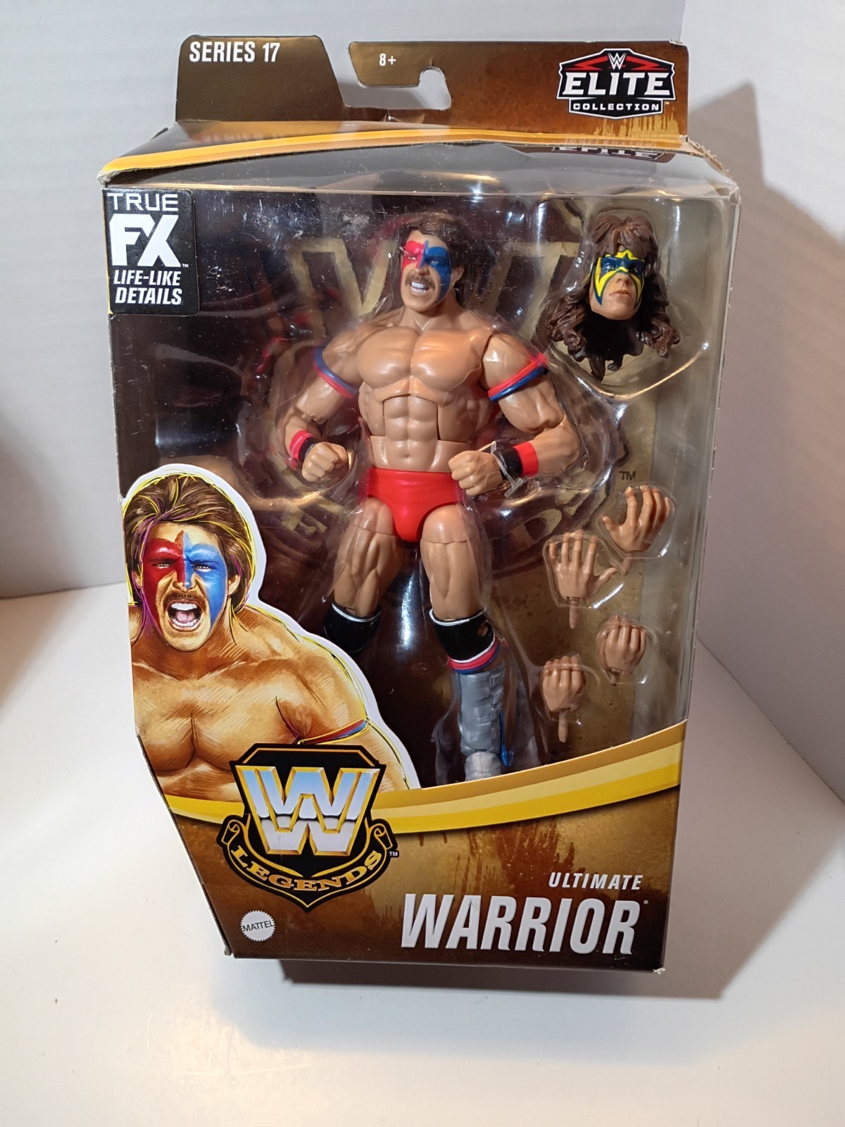 WWE Legends Elite Collection Modellino Ultimate Warrior