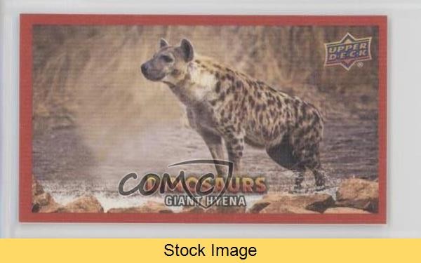 2015 Upper Deck Dinosaurs Canvas Mini Extinction Red Giant Hyena #145 READ o1h