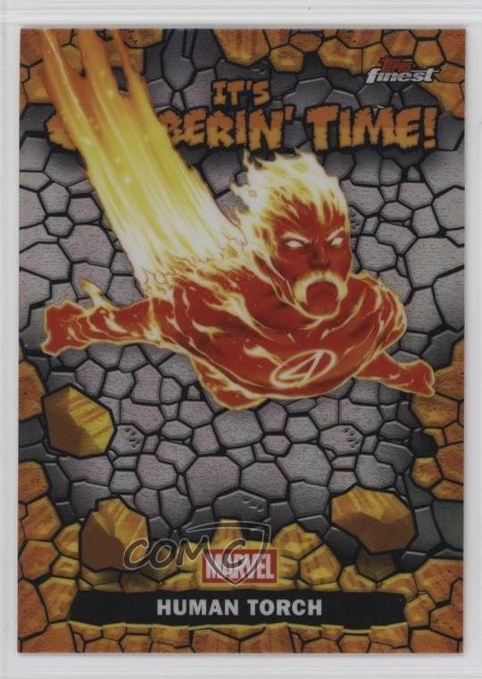 Torcia umana 2026 Topps Finest Fantastic Four Clobberin' Time #CT-08 rw6