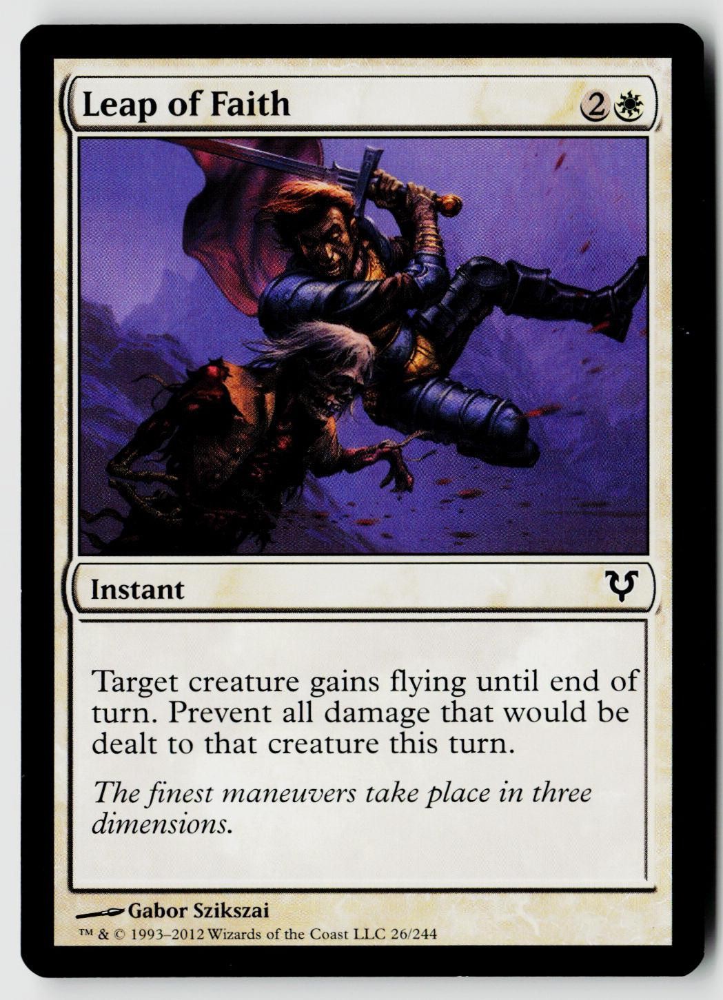 Magic The Gathering Avacyn Restaurato #26 Salto di Fede