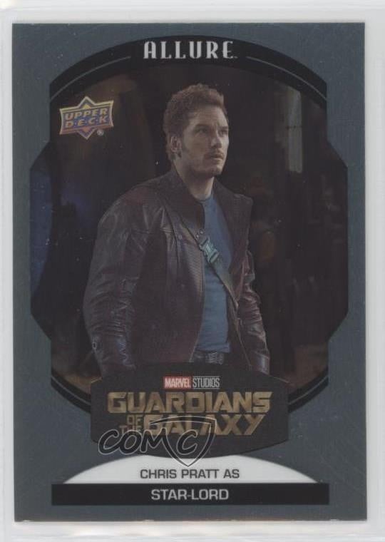 Upper Deck 2022 Marvel Allure Steel come Star-Lord Chris Pratt #29 0s2