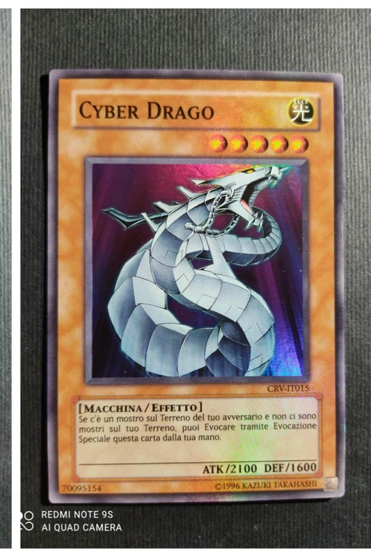 YuGiOh! - Cybernetic Revolution - Cyber Dragon CRV-IT015 Super Rare ITA