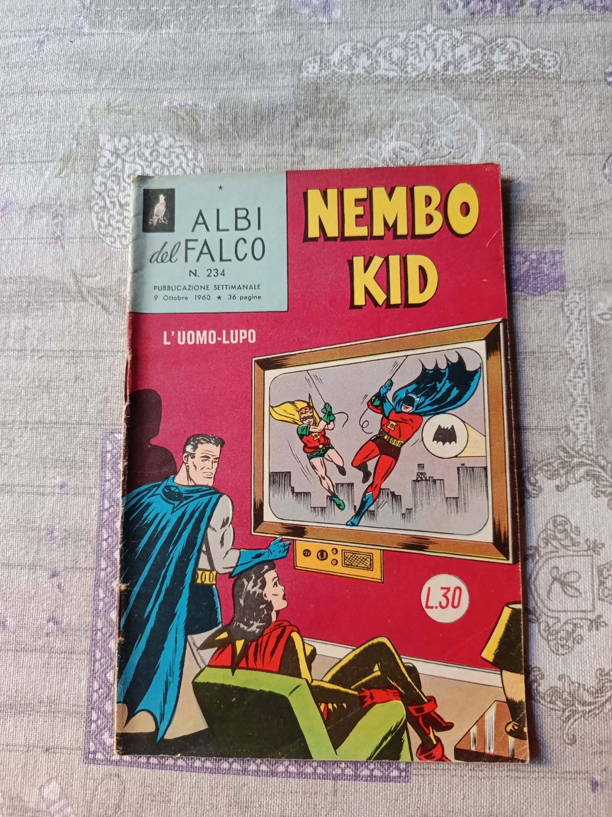 ALBI DEL FALCO NEMBO KID N. 234 - "L'UOMO LUPO" -  MONDADORI  - 1960