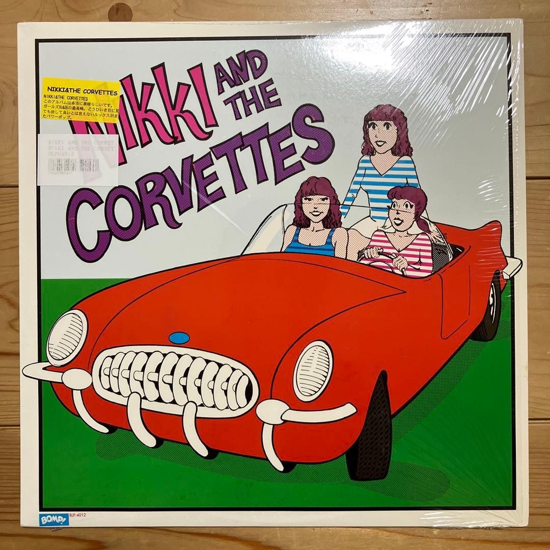Nikki and the Corvettes LP - US Detroit Pop Punk 1980 Debut Record BOMP New/Use