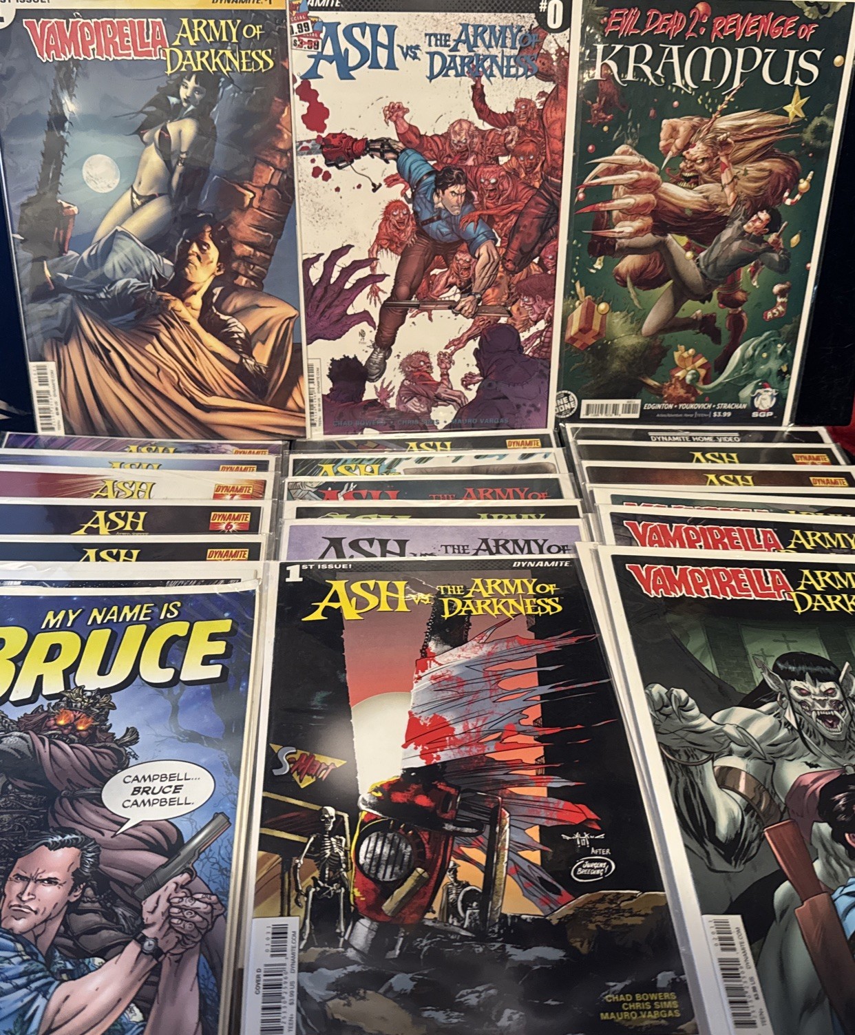 Lotto 25+ fumetti Army Of Darkness Evil Dead (2013 Dynamite)