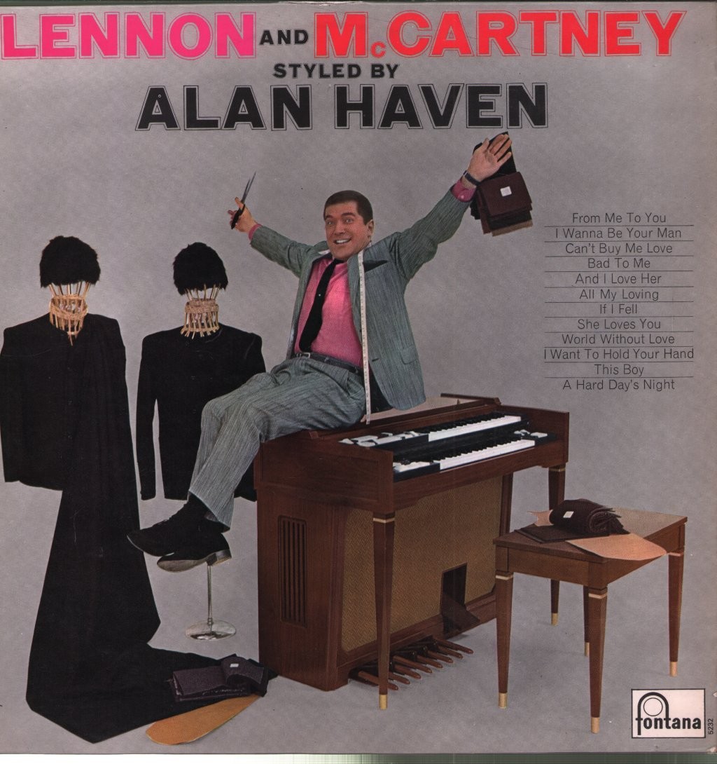 Alan Haven Lennon and McCartney Styled By Alan Haven LP vinyl UK Fontana LP