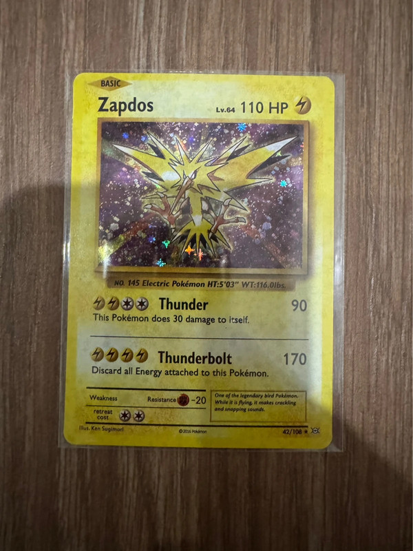 Carta Pokemon - Zapdos
