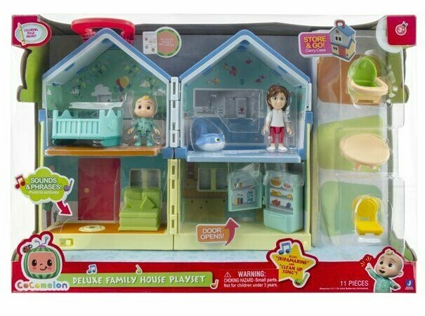 Cocomelon Deluxe Casa Famiglia Playset 11 Pezzi Suoni e Frasi 2021  