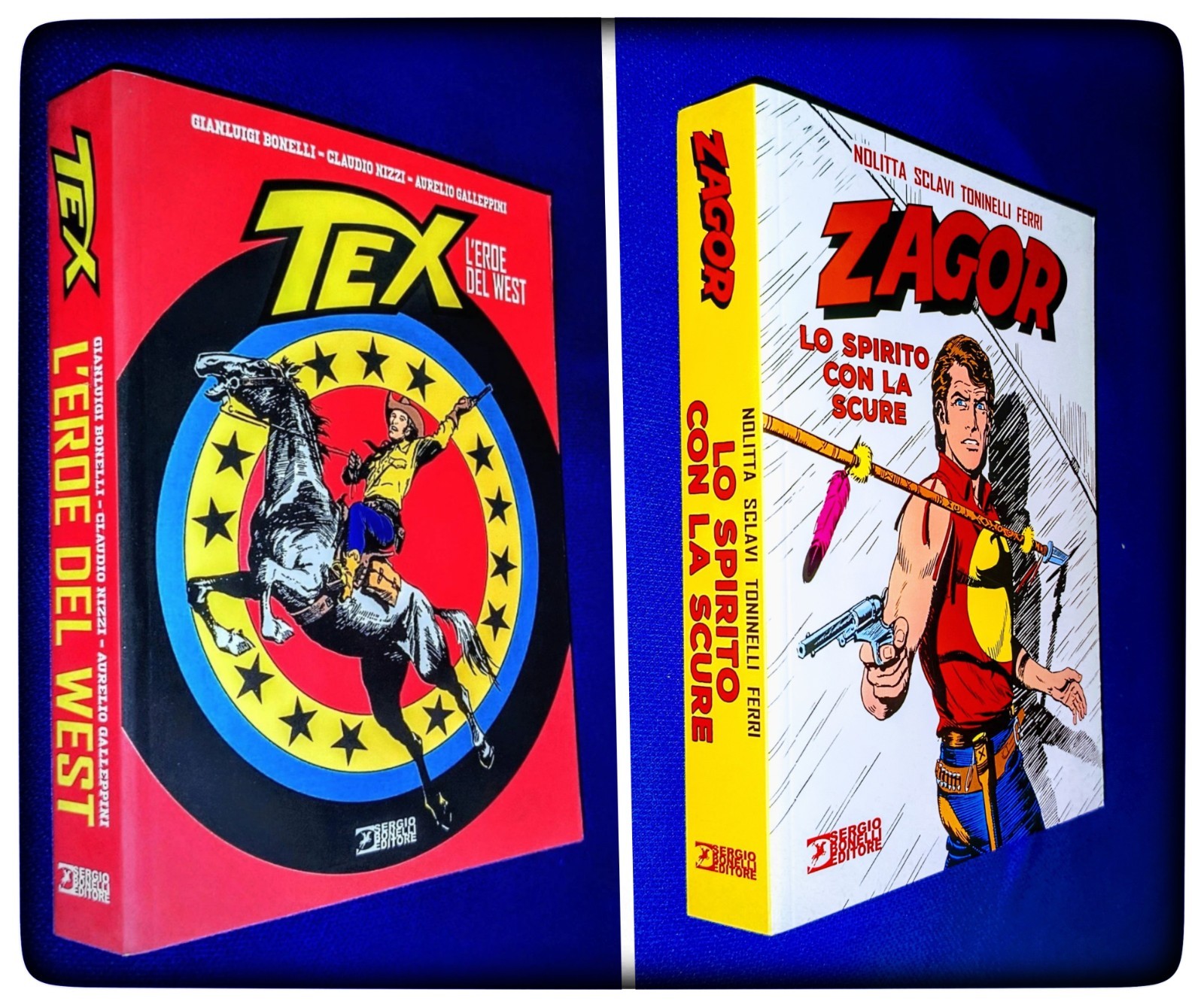 TEX + ZAGOR A COLORI E CON EFFETTO GHOST (NUOVI DI ZECCA)