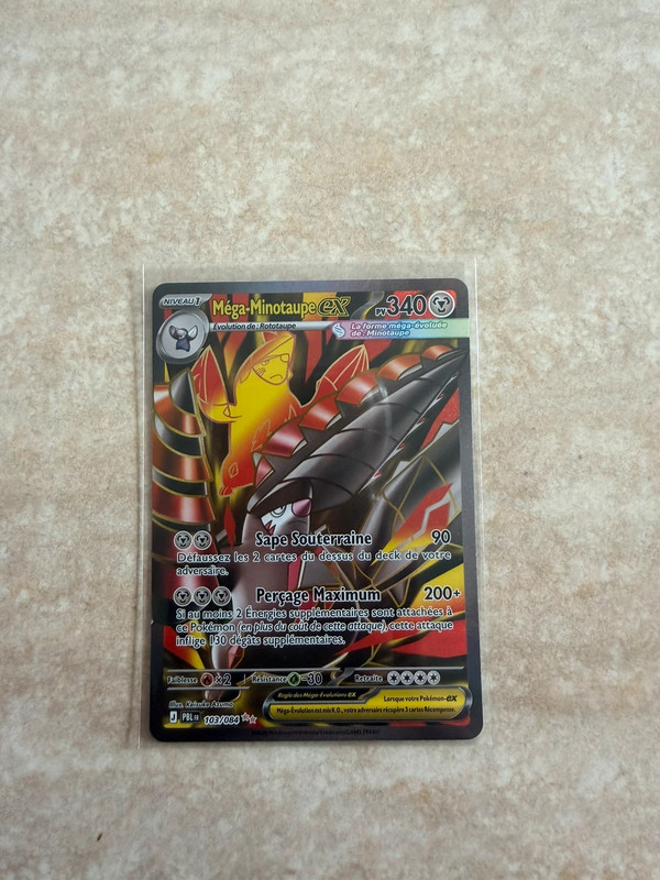 Méga-Minotaupe Ex série Nuit Noire Pokemon