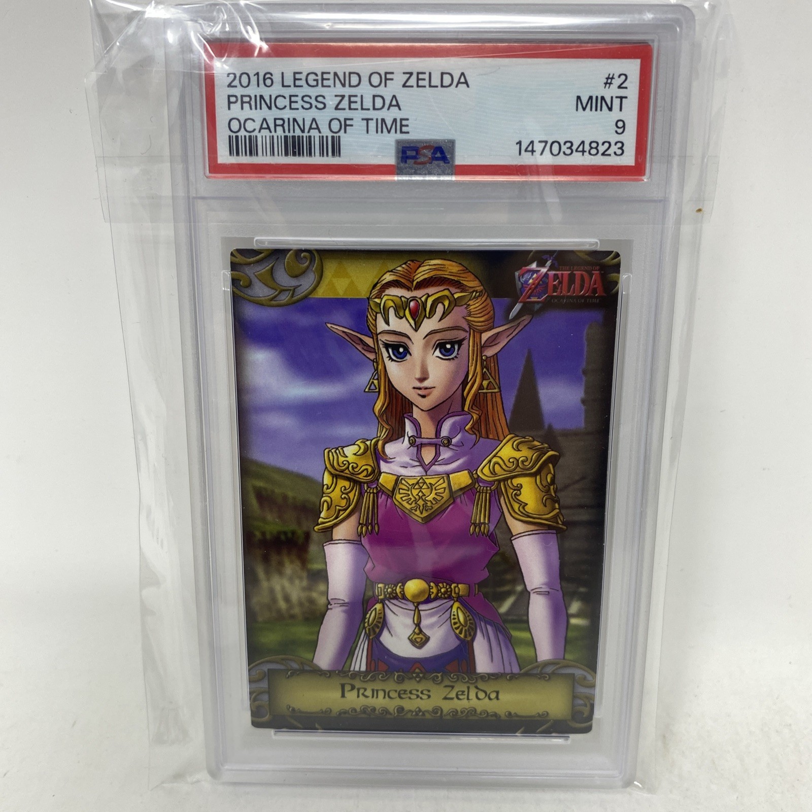 2016 Enterplay The Legend of Zelda Princess Zelda Ocarina Of Time PSA 9 Mint #2