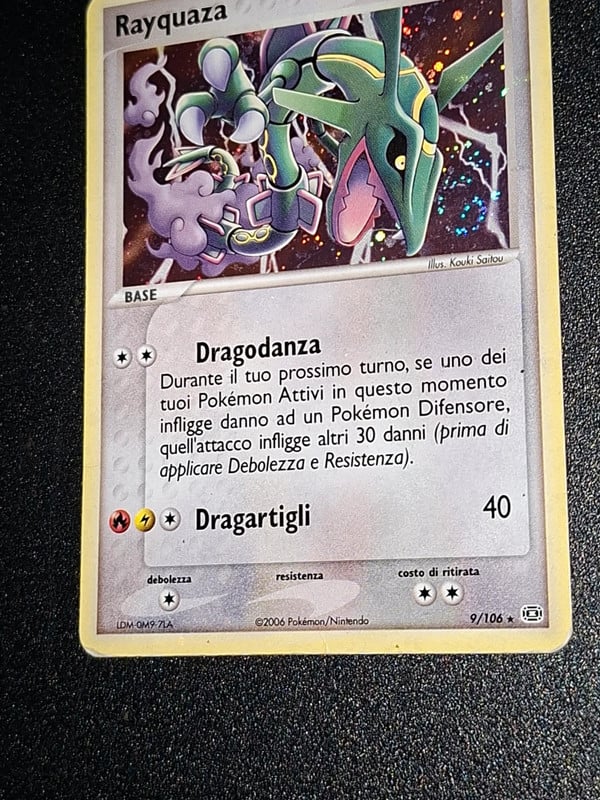 Rayquaza pokemon smeraldo