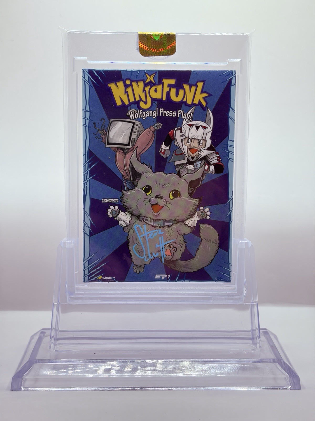 Carta Ninja Funk The Covers 2022 firmata da Steve Schuitt cosa non esclusiva auto