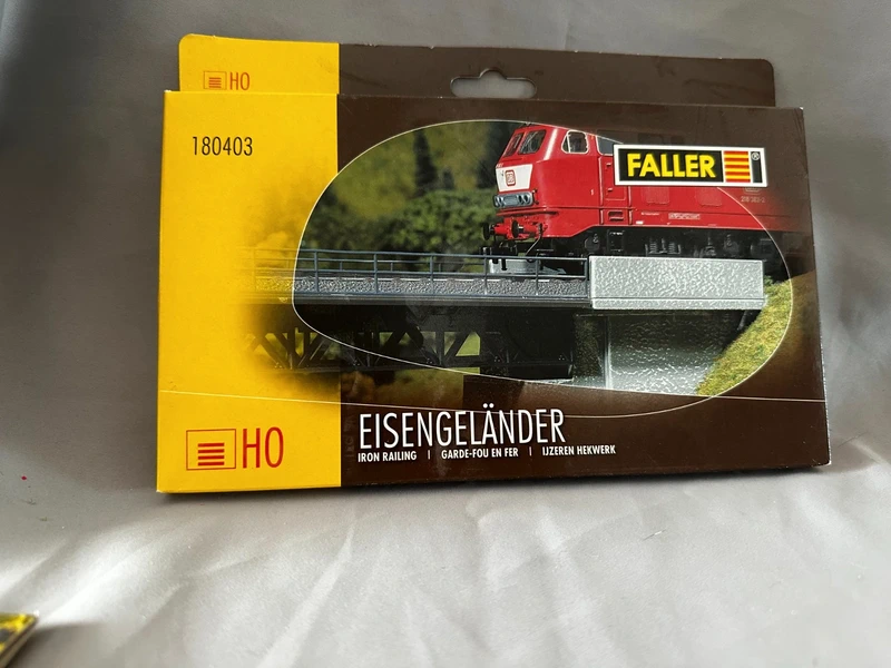 Faller 180403 H0 Eisengeländer - 1820 mm - Neu/OVP
