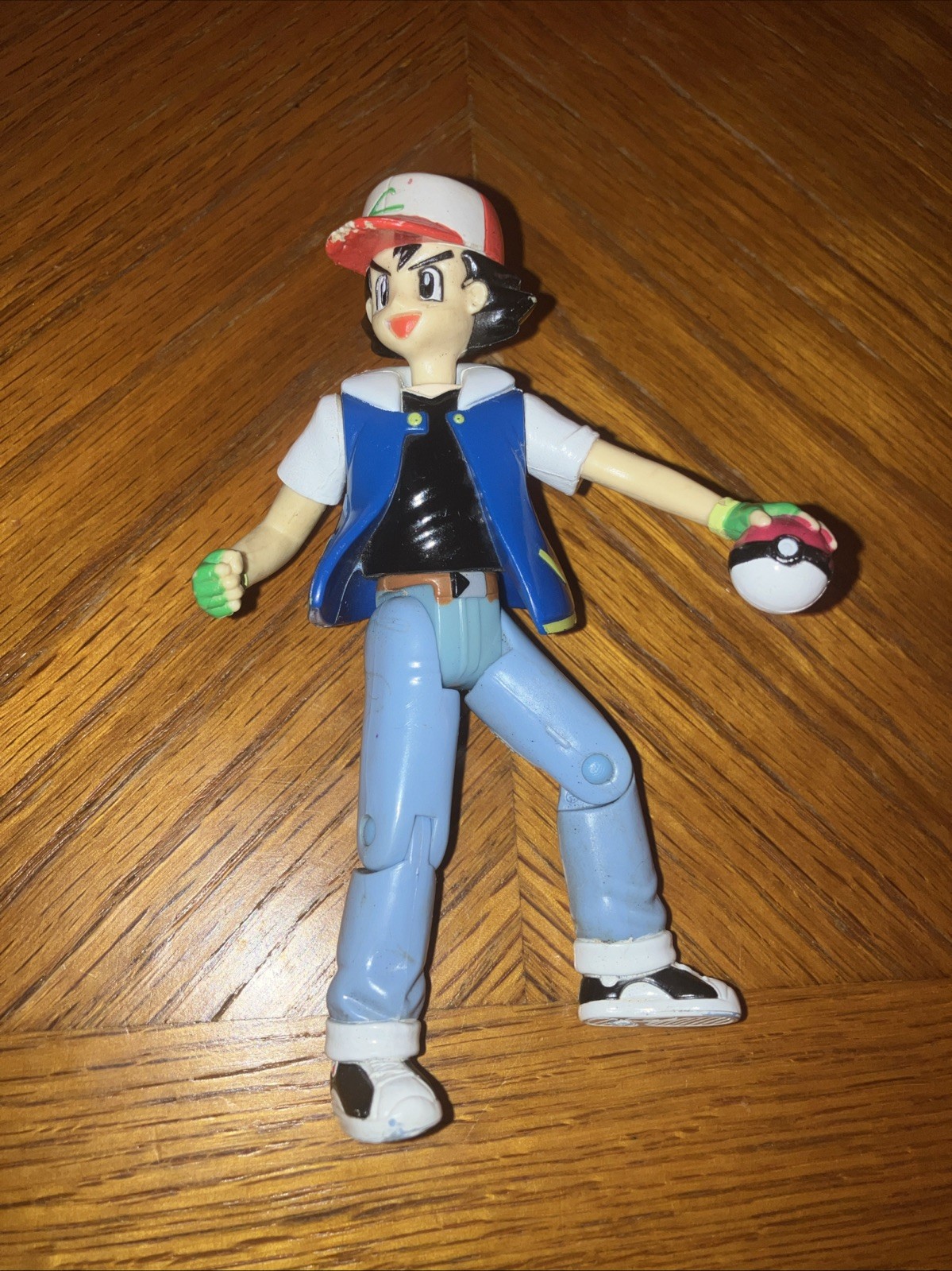 Figurina Pokémon Cenere Vintage 2000 Nintendo Hasbro Posable