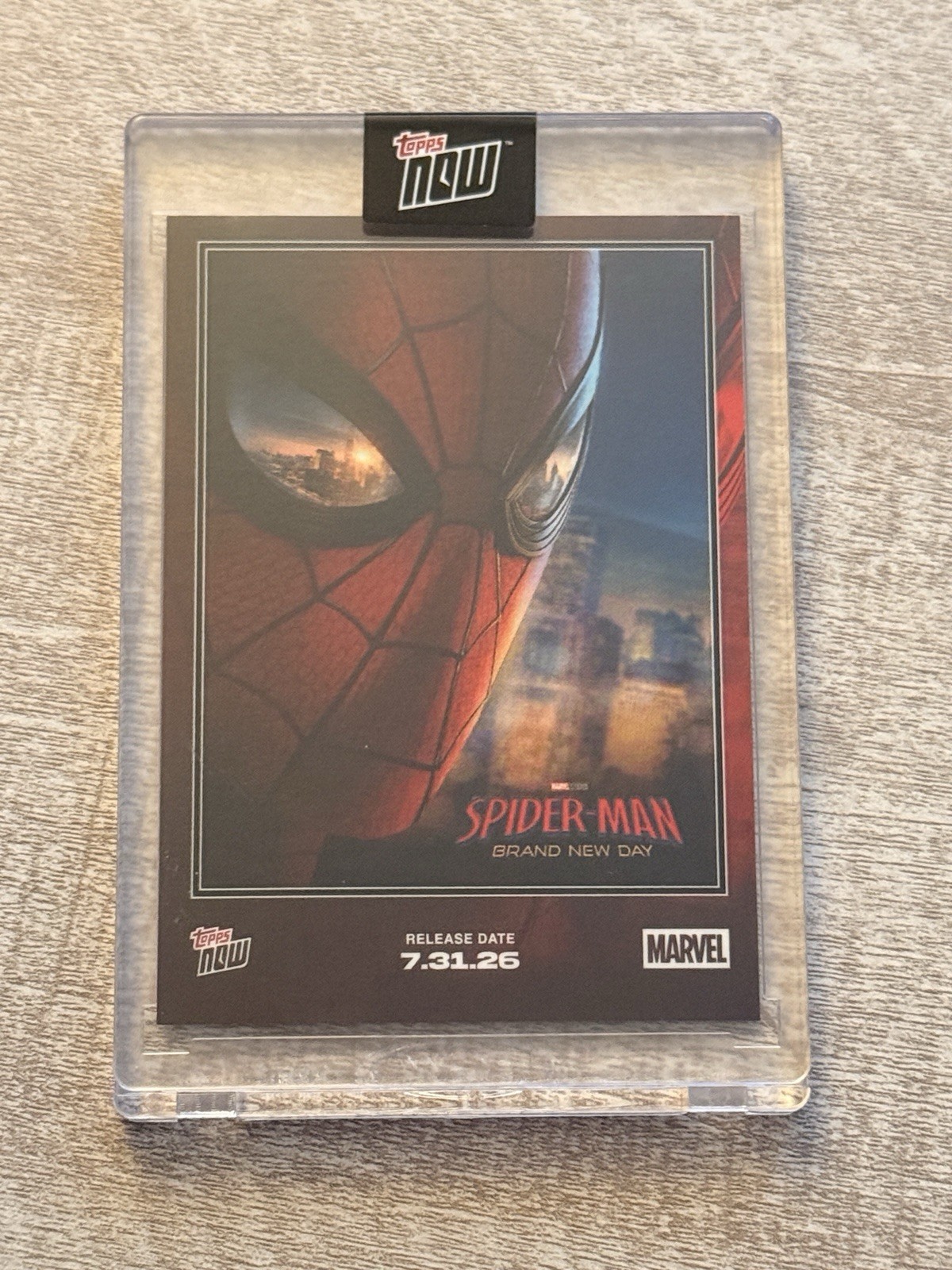 2026 Marvel Topps Now: Spider-Man: Brand New Day #SM01 In Case